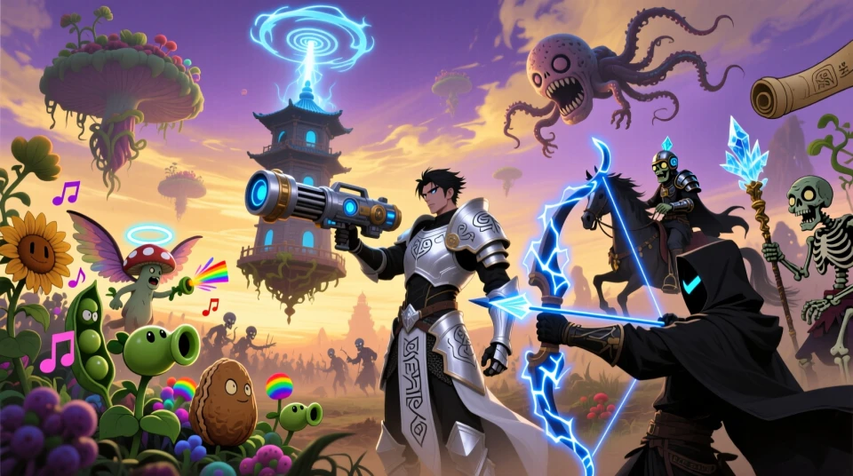 笑不活了｜《植物大战僵尸》还能这么玩？逆天魔改版，直接让我人看傻了！